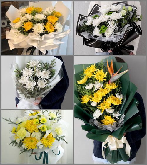 浙江省衢州龙游县庙下乡毛连里村白事花束代送